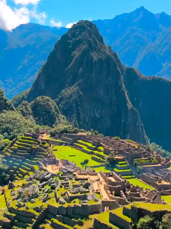 Panoramic view of Machu Picchu marking the final highlight of the Luxury Lares Trek with Short Inca Trail
