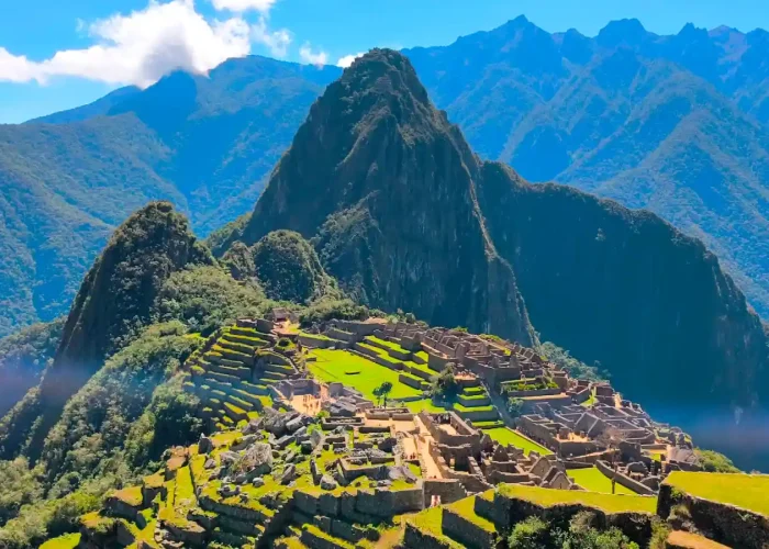 Panoramic view of Machu Picchu marking the final highlight of the Luxury Lares Trek with Short Inca Trail