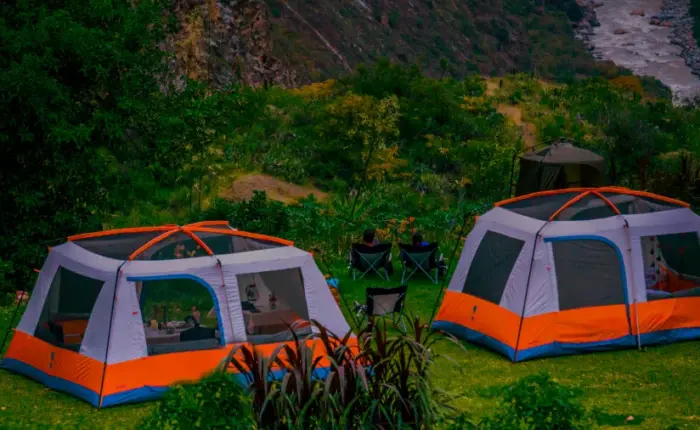 Luxury Glamping Camps in the Peruvian Andes Luxury glamping camps surrounded by the natural landscapes of the Peruvian Andes